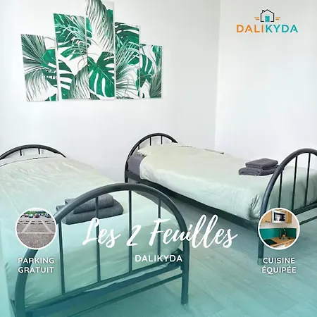 Dalikyda - Le 2 Feuilles - 2 Lits - Wifi - Cuisine Apartment